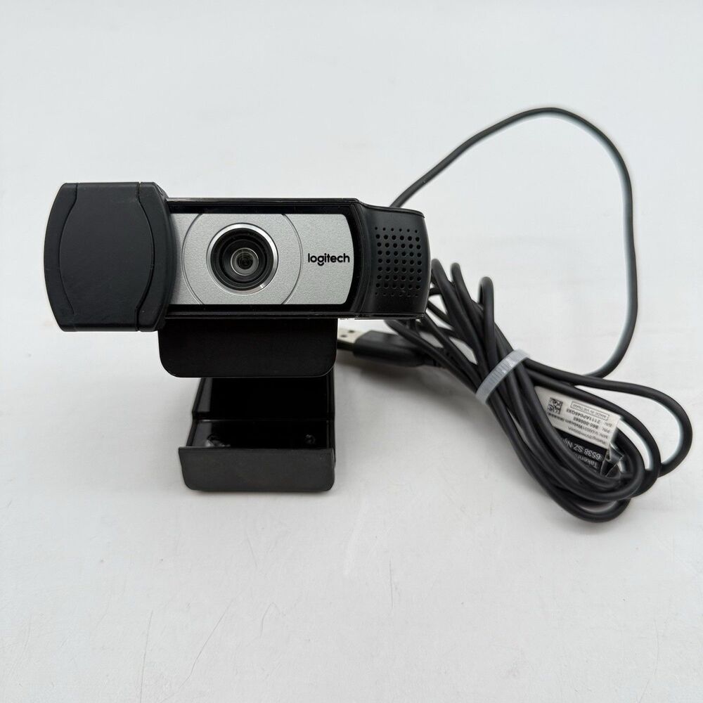 Logitech V-U0031 1080p HD Video Wired USB Webcam 5v Tested Is Working